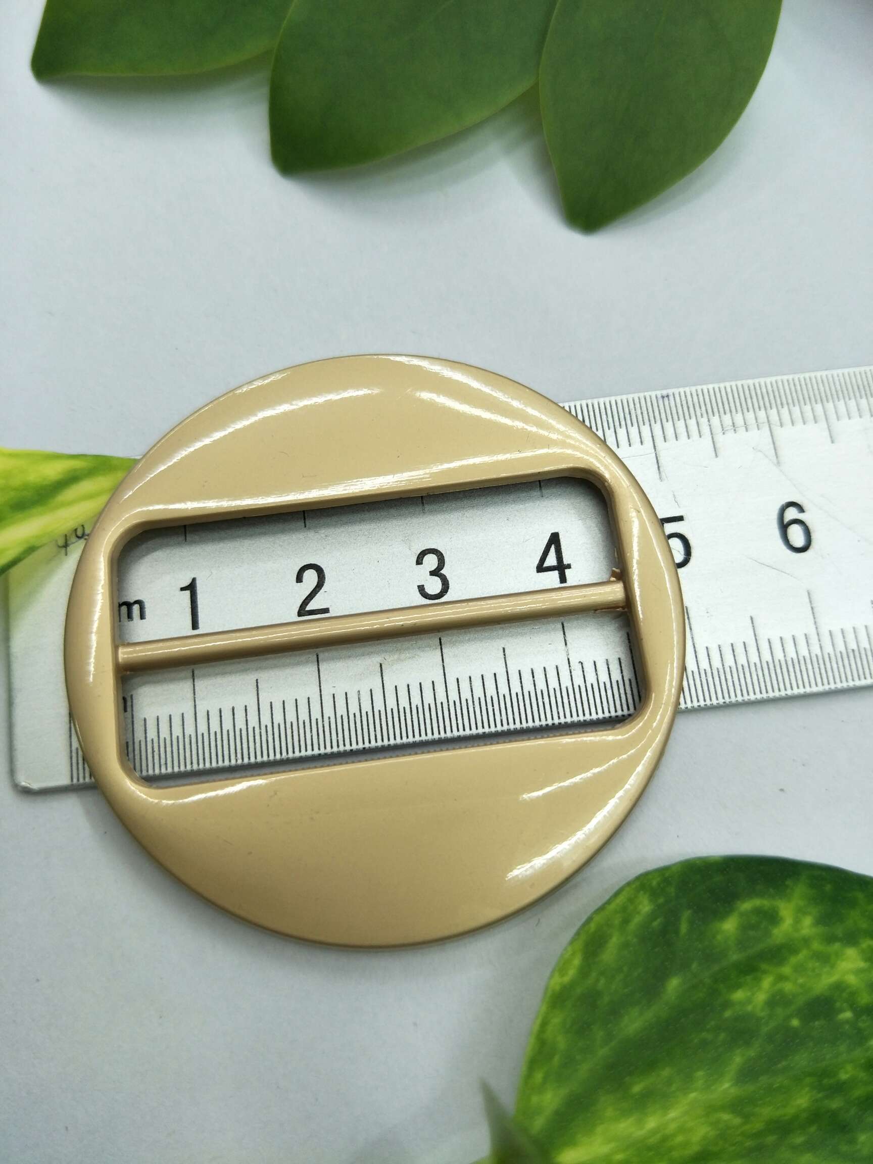 风衣外套毛衣装饰扣/雾金衣角扣白底实物图