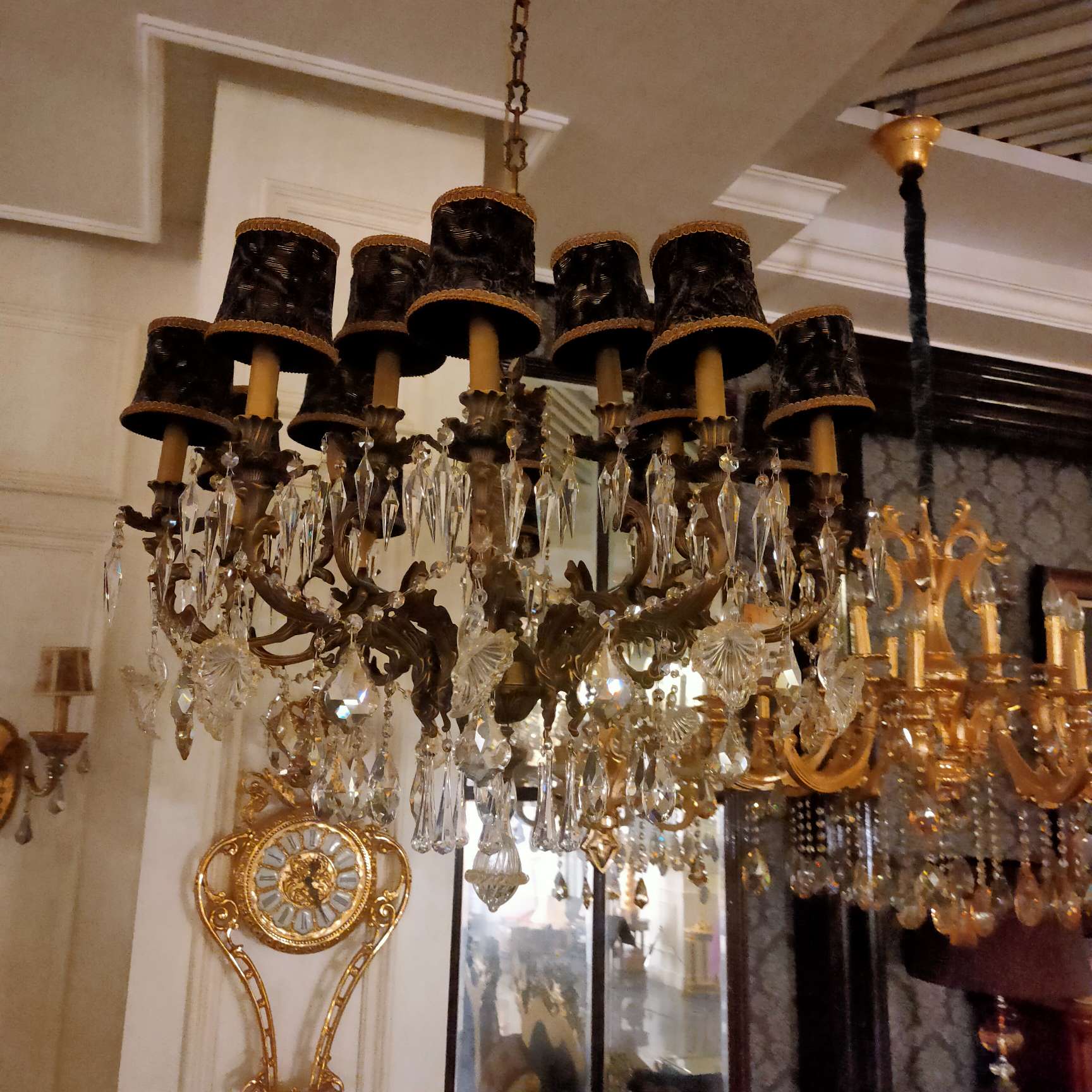欧式北欧全铜水晶灯具轻奢 吊灯简约现代客厅 灯卧室餐厅灯水晶灯