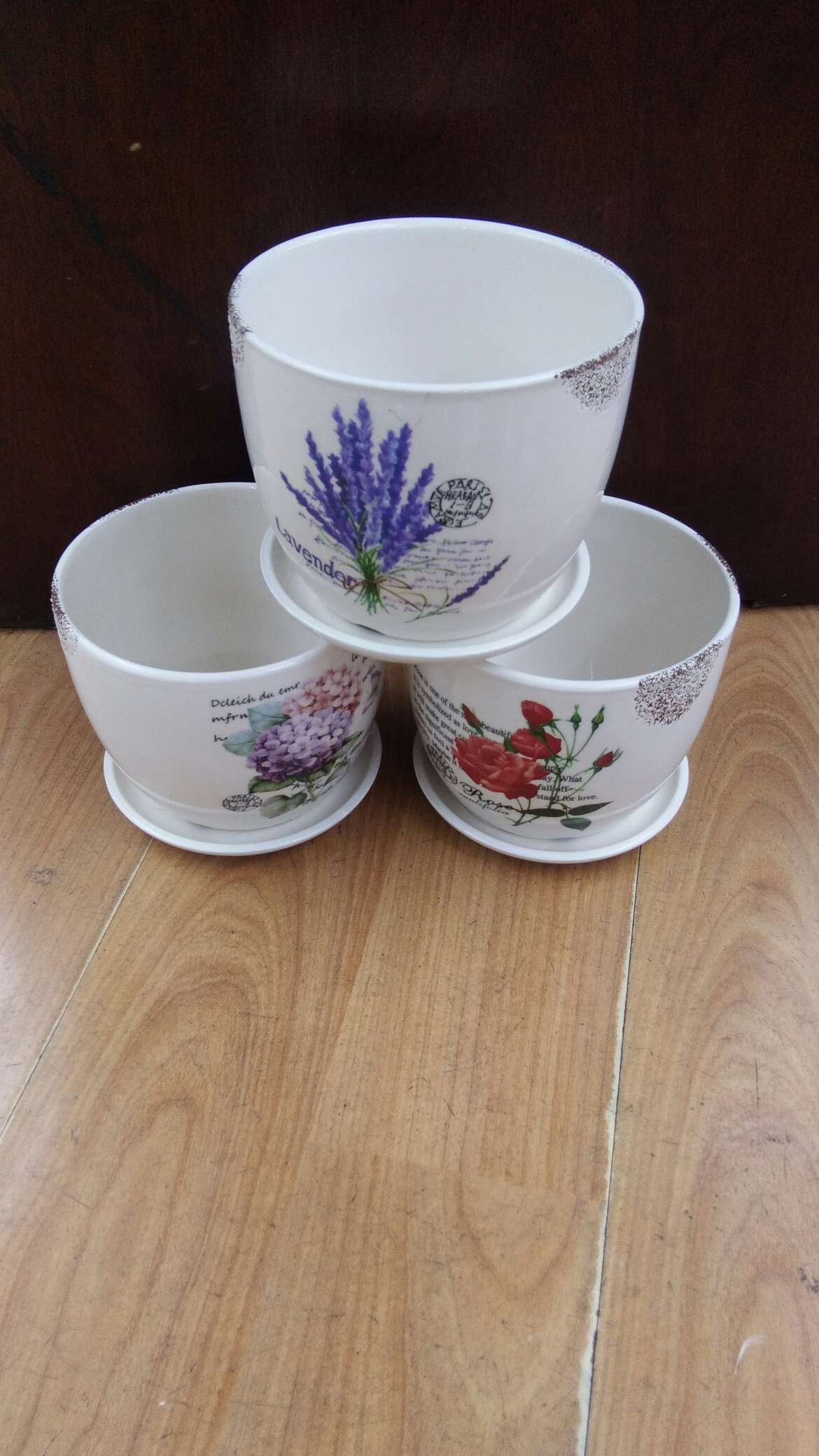 陶瓷工艺品花盆  小花盆 多肉花盆 摆件 小清新花盆 家居绿植花盆多花色 0075