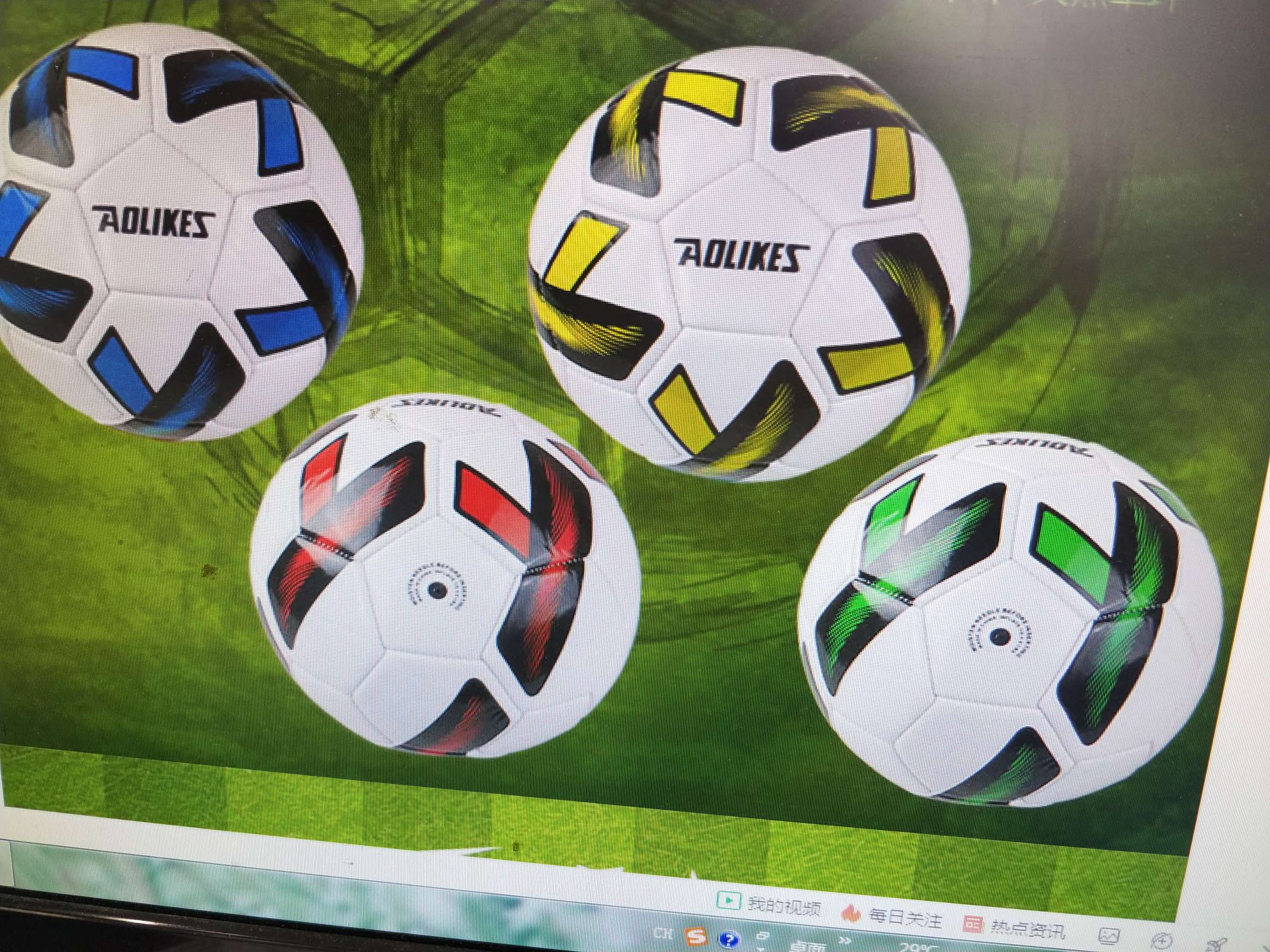 Pu Leather Adhesive Heat Paste Professional Game No. 5 Football Durable Primary And Secondary School Games details Picture