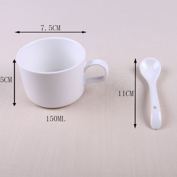 陶瓷工艺陶瓷咖啡杯套装白底实物图