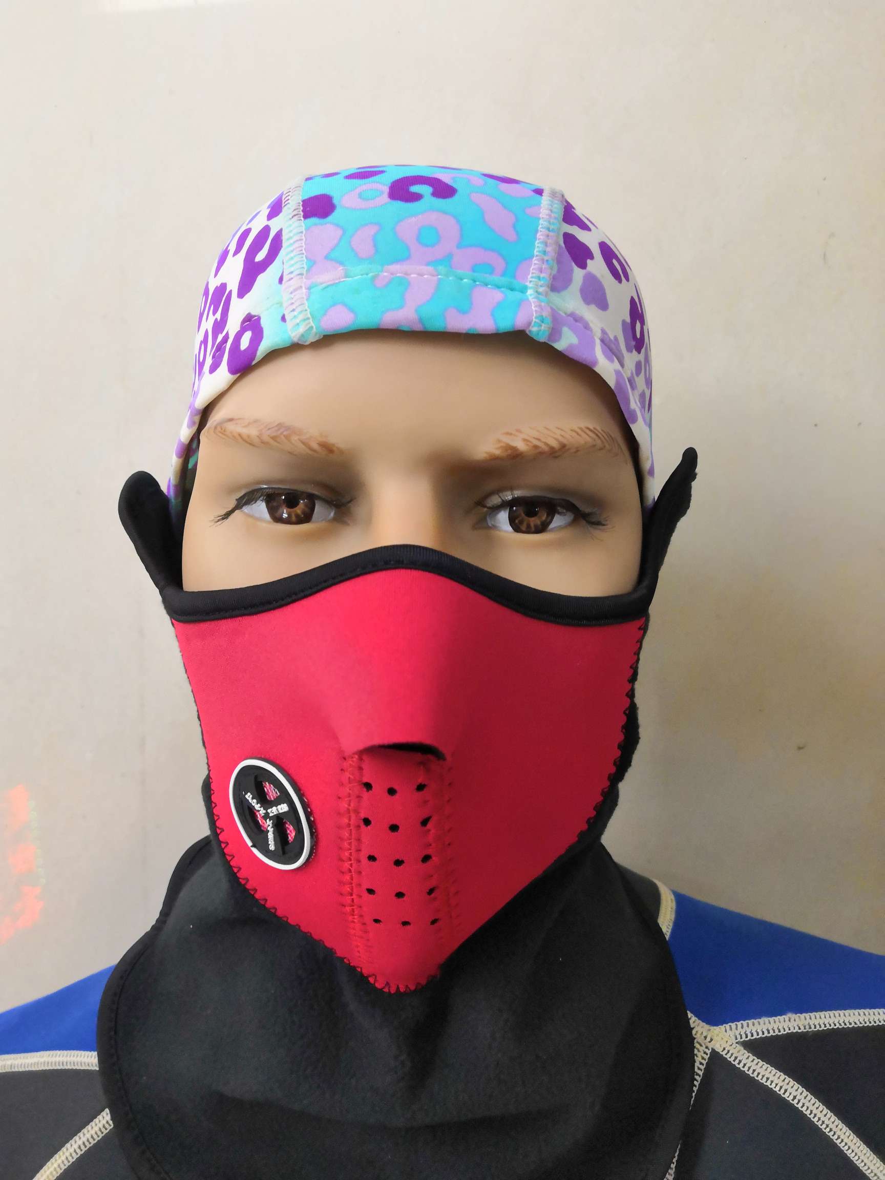 摇粒绒透气防风防沙滑雪面具面罩 运动用品 体育用品 野外运动 一起来运动详情图4