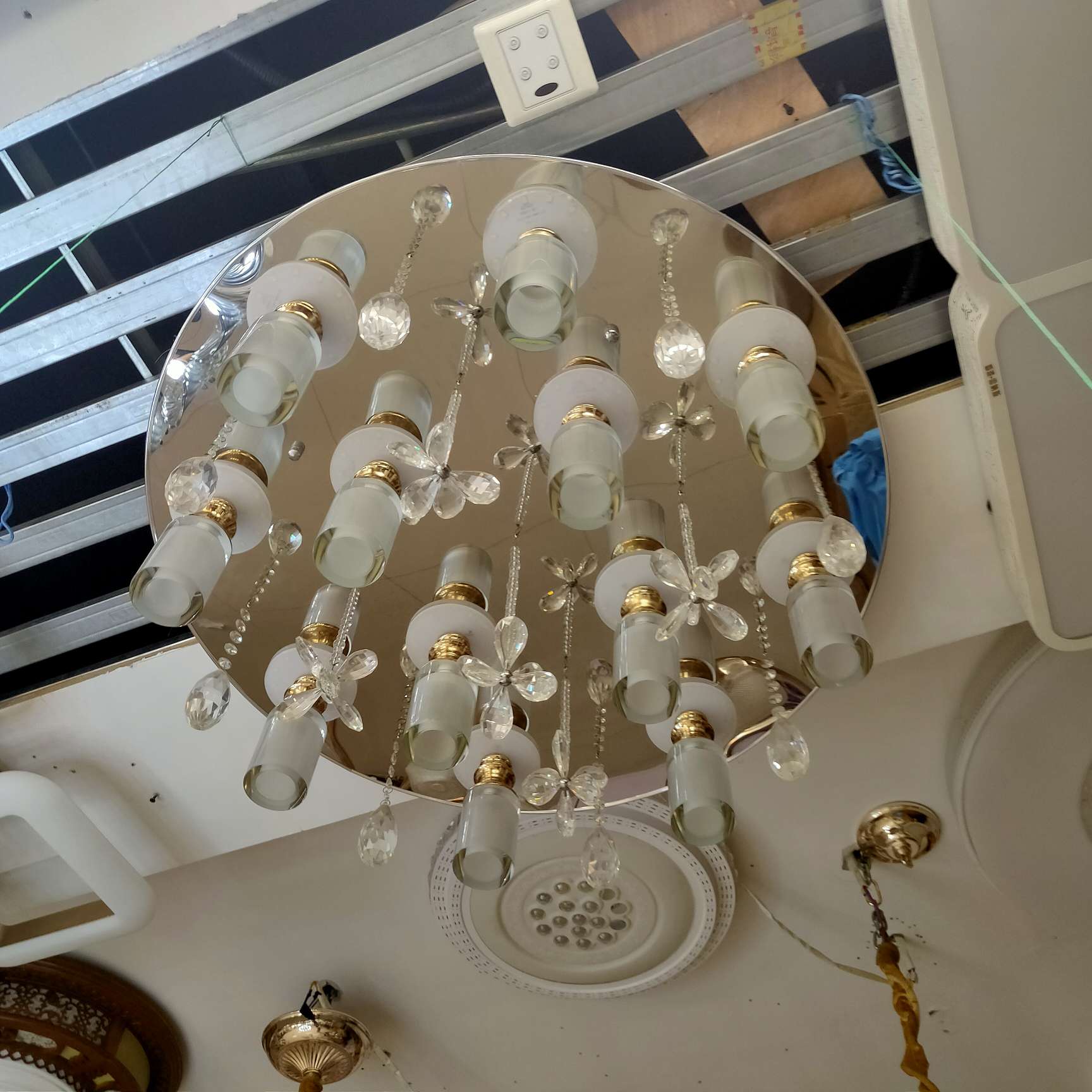 Nordic living room chandelier, simple and modern, dining room lamp, grand and light luxury, three-bedroom and two-living-room lighting package combination, bedroom lamp