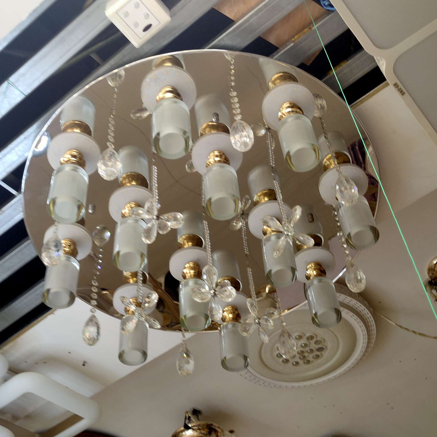 Nordic living room chandelier, simple and modern, dining room lamp, grand and light luxury, three-bedroom and two-living-room lighting package combination, bedroom lamp undefined