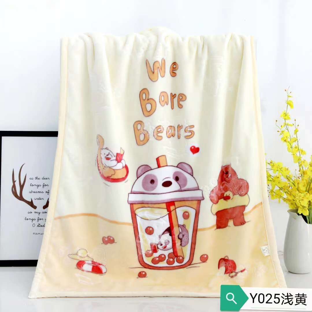 Bedding, embossed cloud blanket, edge cloud blanket, children's blanket, Raschel children's blanket Item Picture