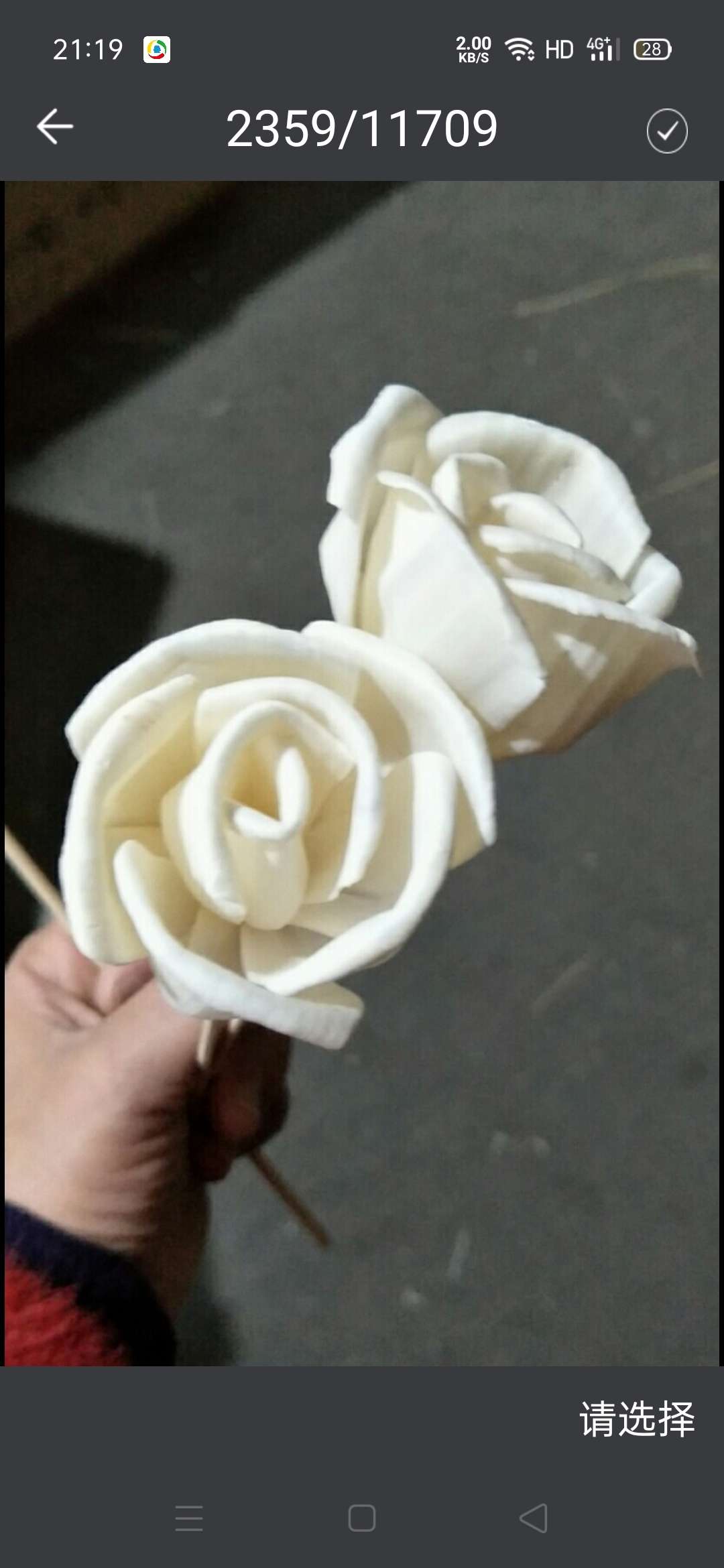4CM卷边仿真玫瑰花瓣 仿真植物墙装饰 假花仿真花 新娘森系花艺 曲柳花束搭配 仿真花瓣