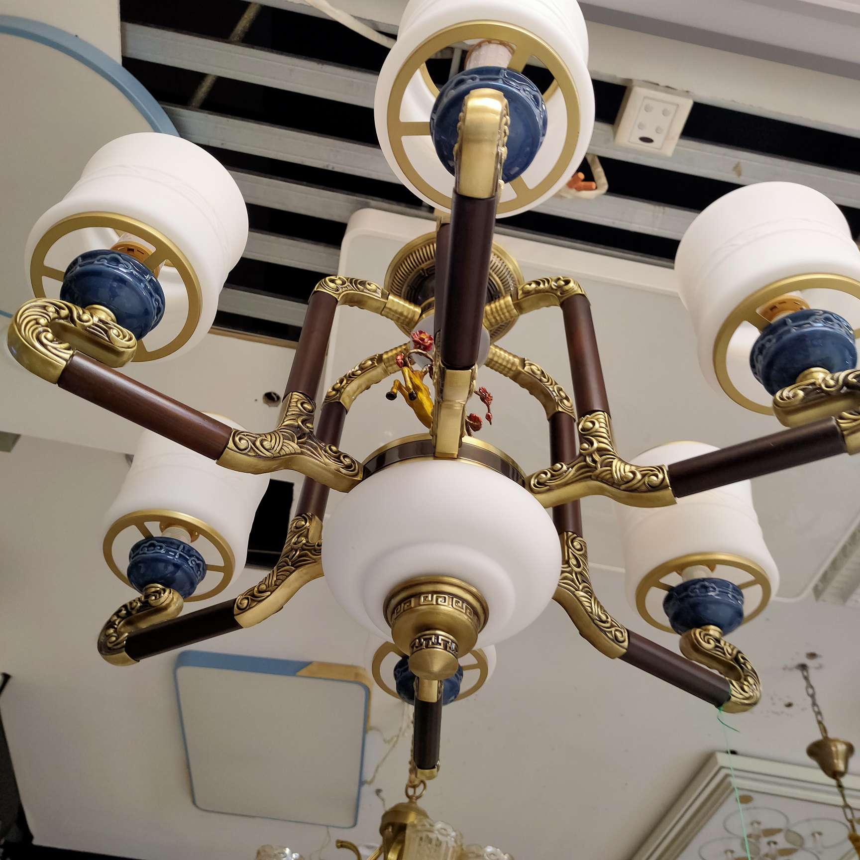 Nordic living room chandelier, simple and modern dining room lamp, light luxury three-bedroom and two-living-room lighting package combination, bedroom lamp chandelier Application Scenario