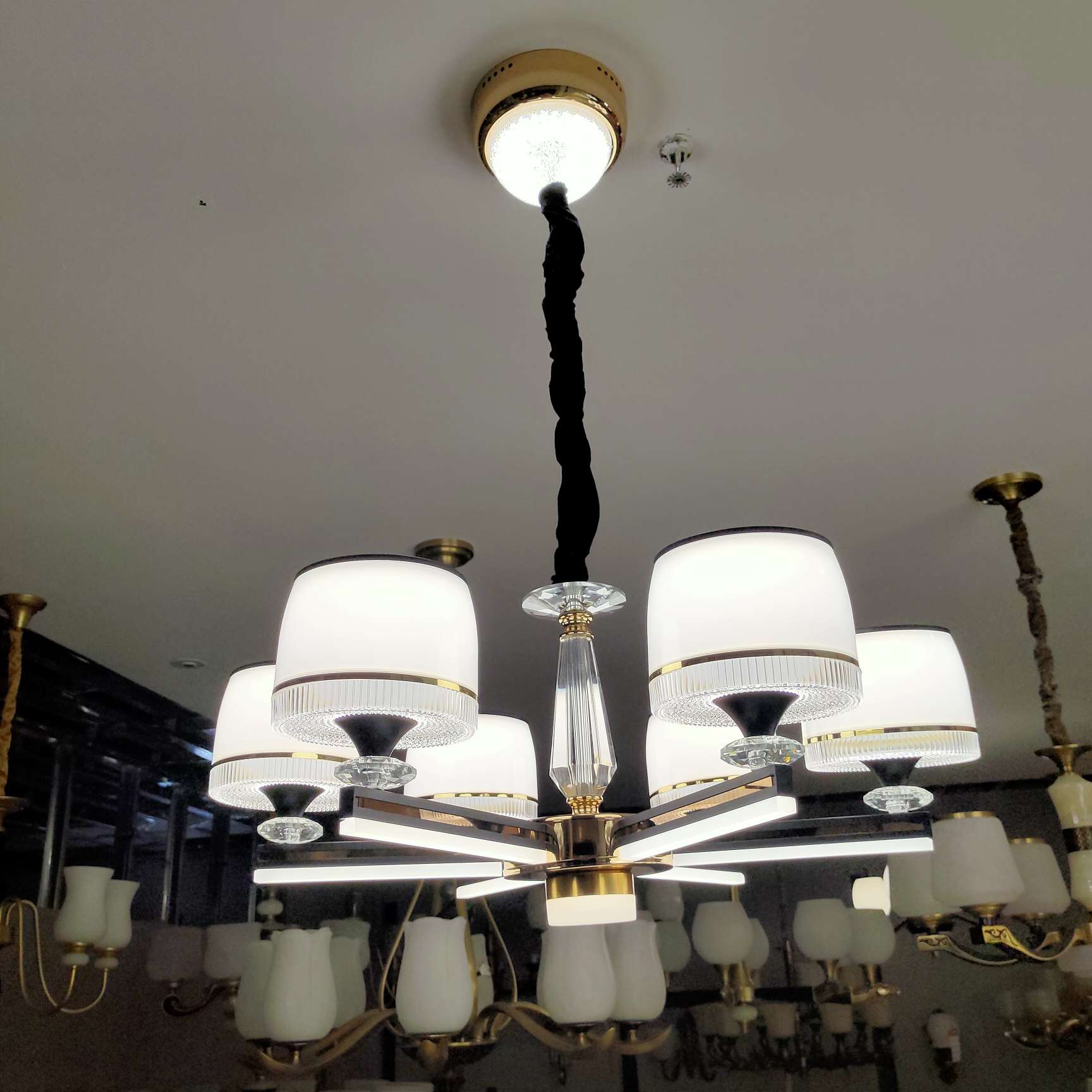 مصابيح صالون التجميل في غرف النوم في كريستال كريستال المترفة الأوروبية Specification image