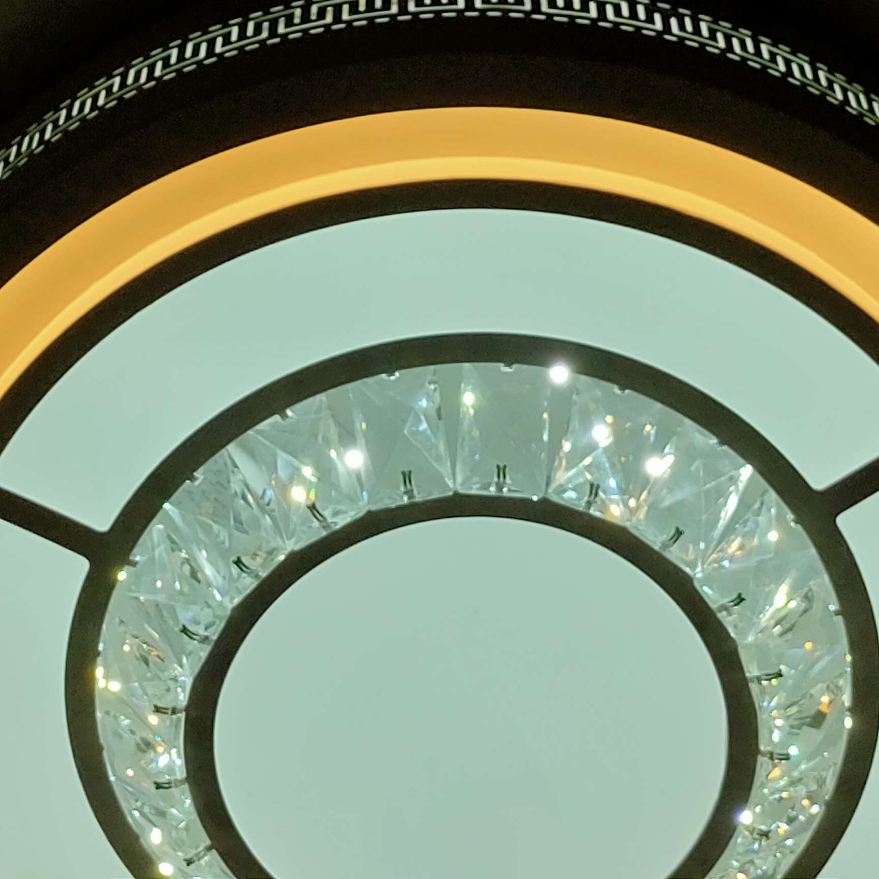 Nordic living room chandelier, simple and modern, dining room lamp, grand and light luxury, three-bedroom and two-living-room lighting package combination, bedroom lamp, ceiling lamp Specification image