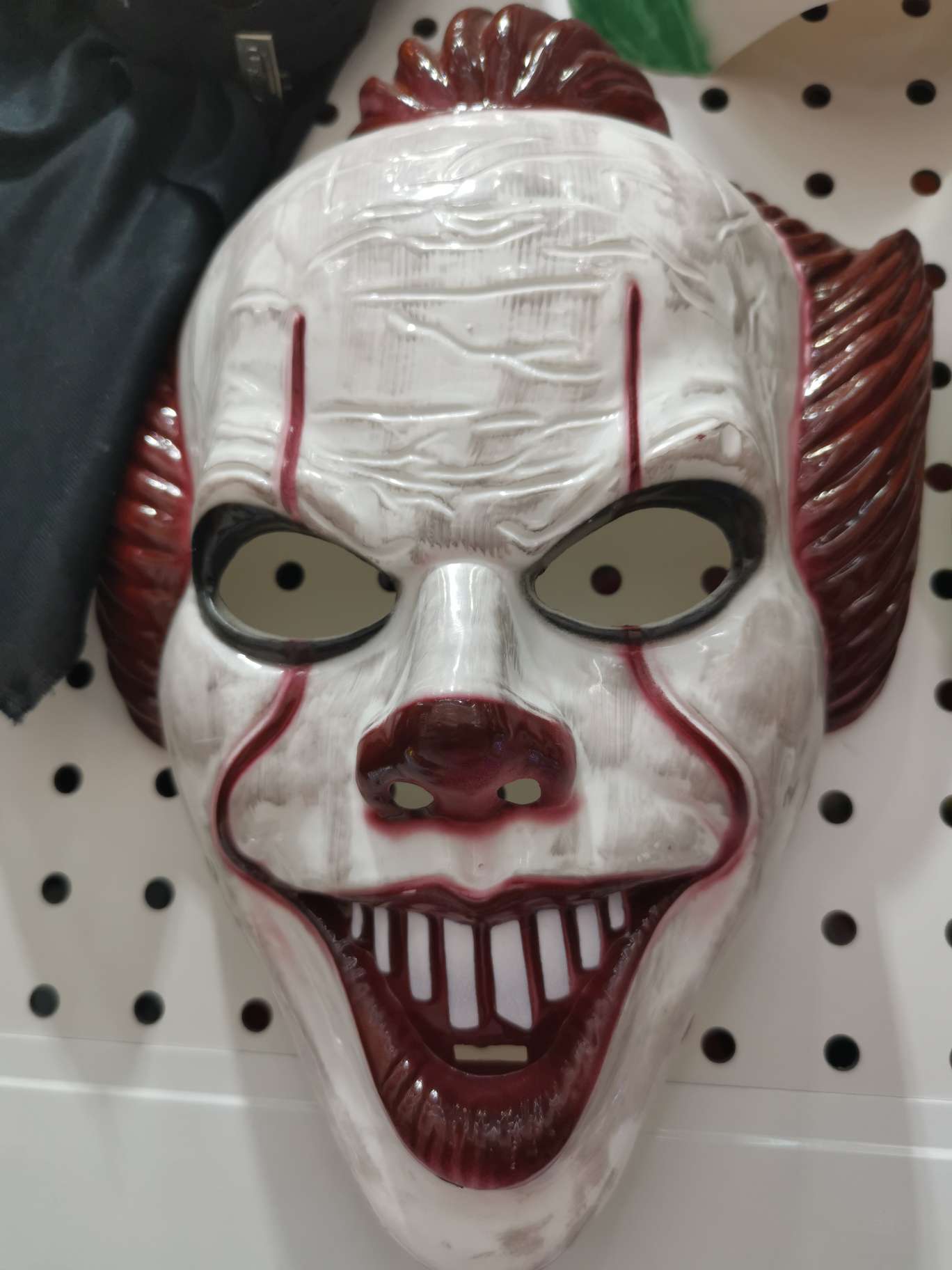 Red - haired clown mask