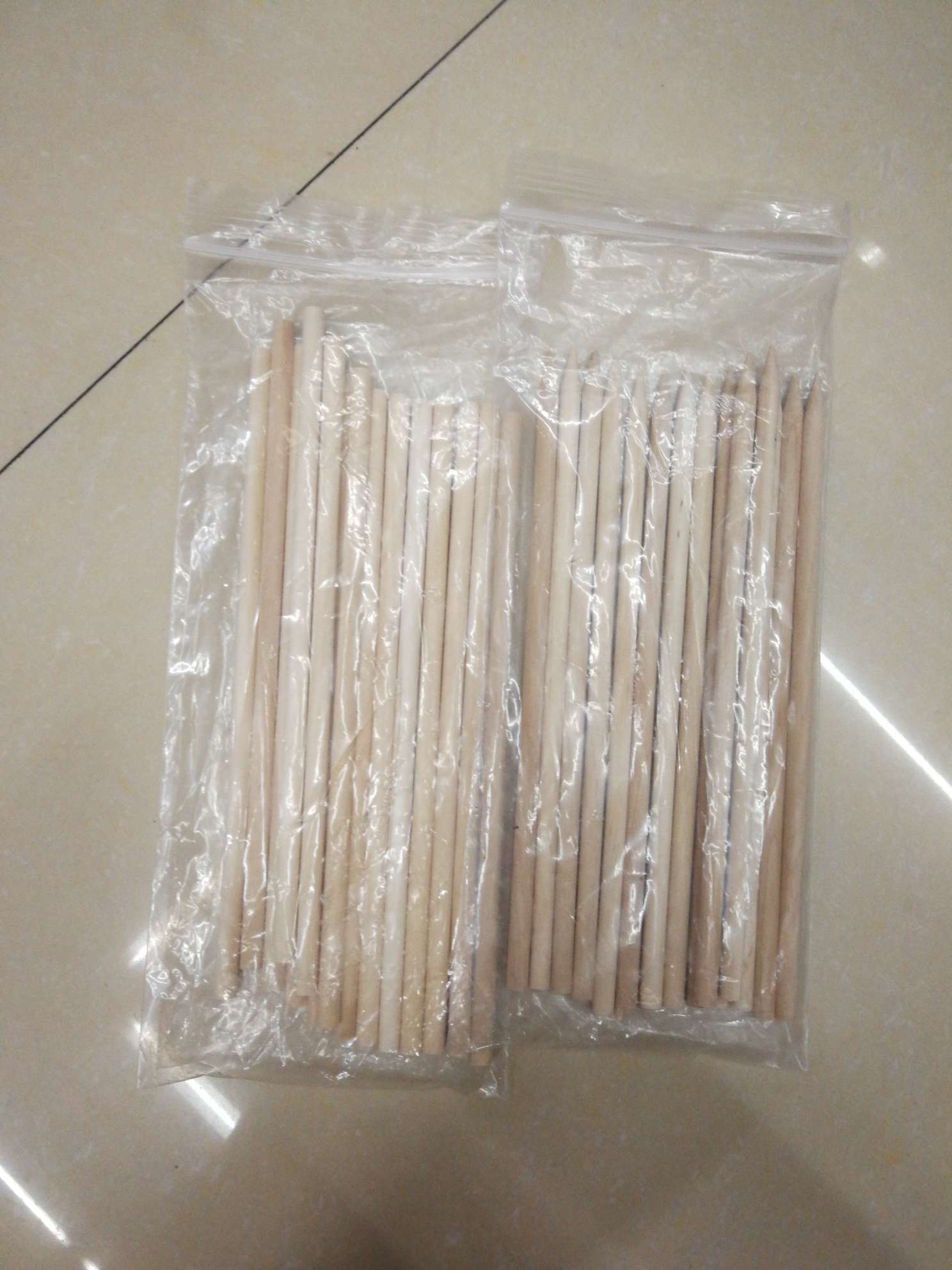 木棒尖头细节图