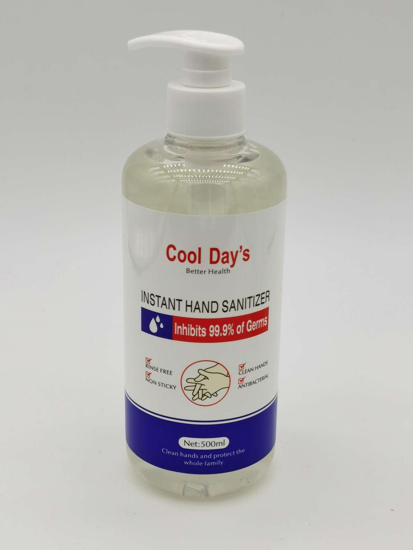 A round bottle of 500ml hand wash - free thumbnail