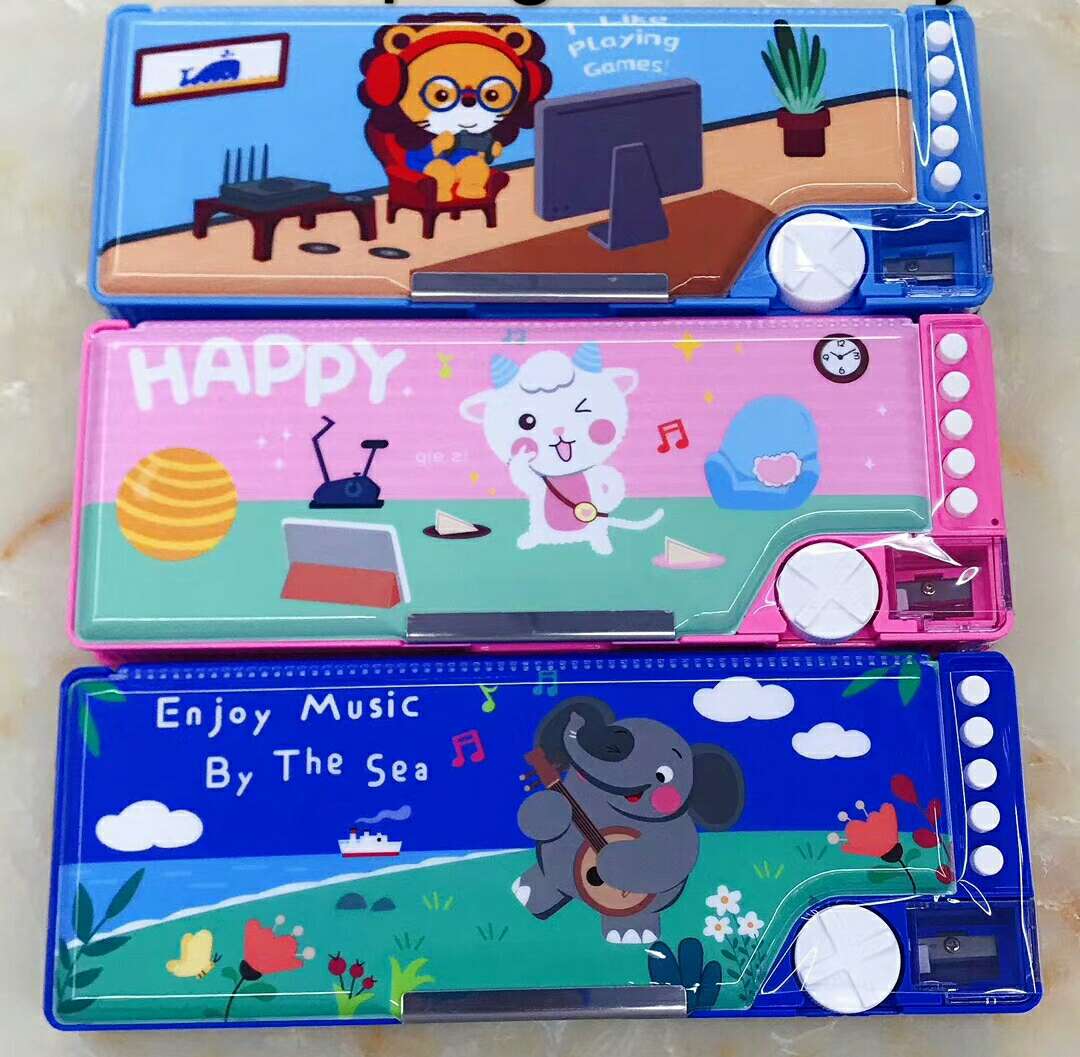 Pencil plane plastic writing case, like you can first consult customer service