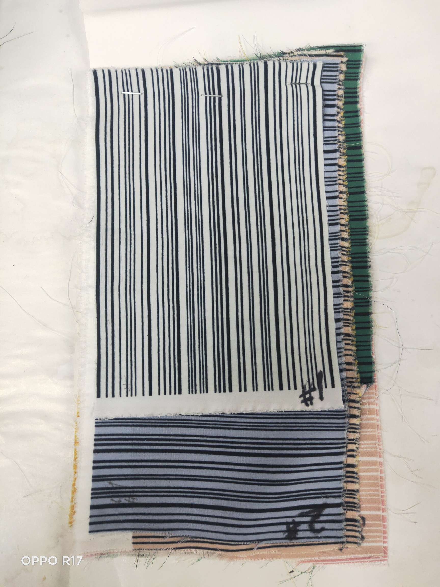 Mainstream Cloth Industry Printed Fabric Raw Materials Korean Striped Printed Cloth Jewelry Headwear Handicraft Fabric