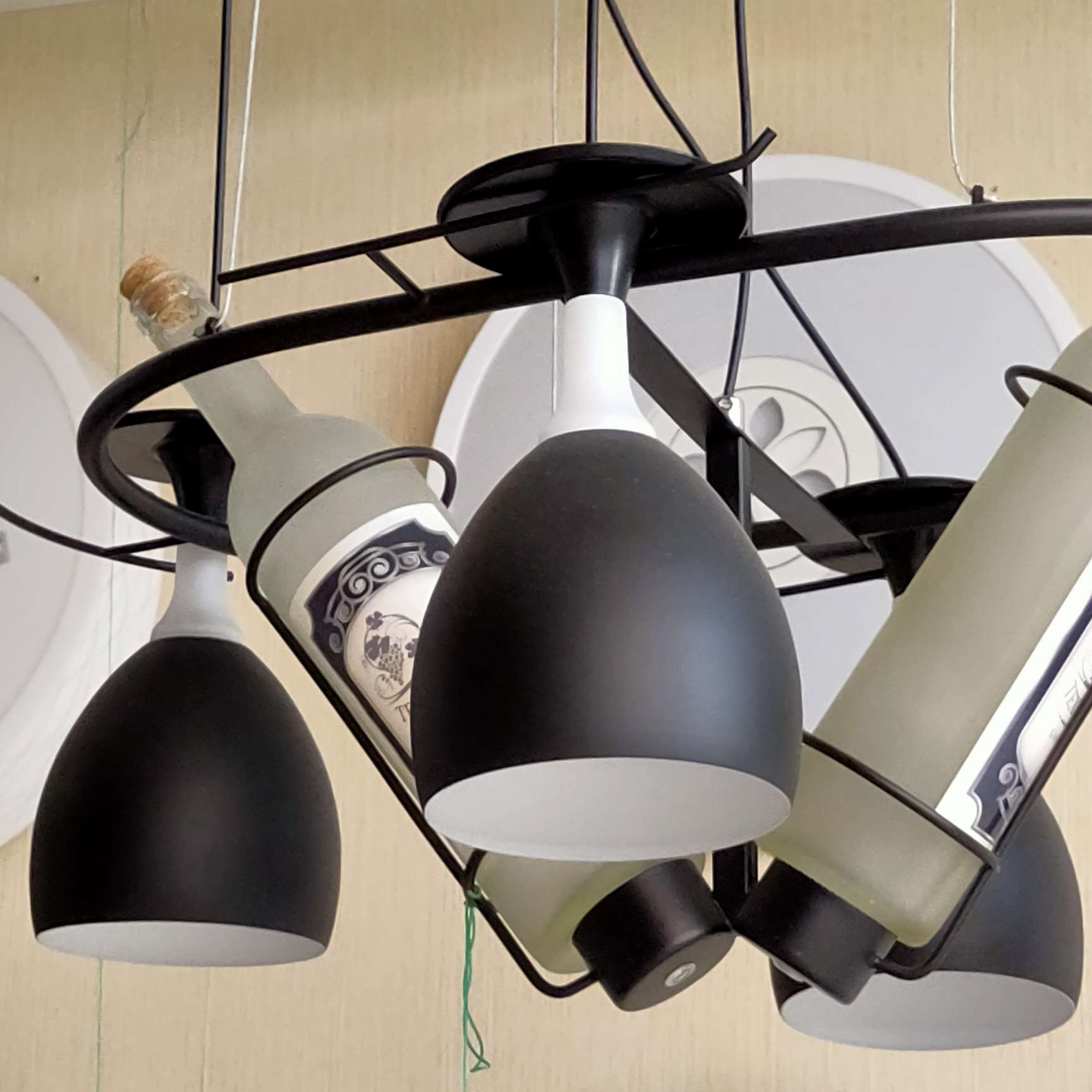 Nordic living room chandelier, simple and modern, dining room lamp, grand and light luxury, three-bedroom and two-living-room lighting package combination, bedroom lamp Application Scenario