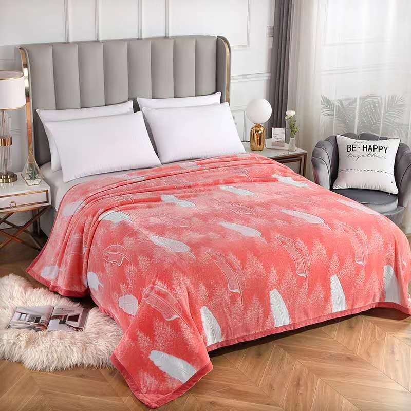 Autumn/Winter 2020 New Printed 5D Carved Single And Double Human Falai Fleece Blanket! Specification drawing