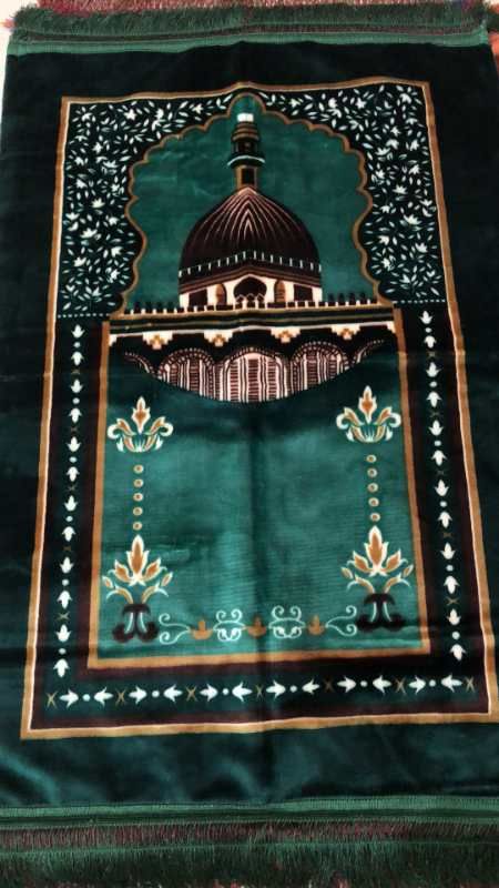 Single-layer prayer carpet details Picture