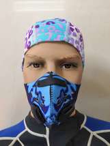 彩色印花防风防沙骑行面罩面具 运动用品 体育用品 野外运动 一起来运动