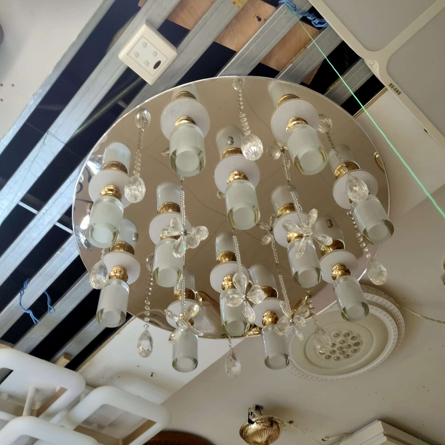 Nordic living room chandelier, simple and modern, dining room lamp, grand and light luxury, three-bedroom and two-living-room lighting package combination, bedroom lamp chandelier