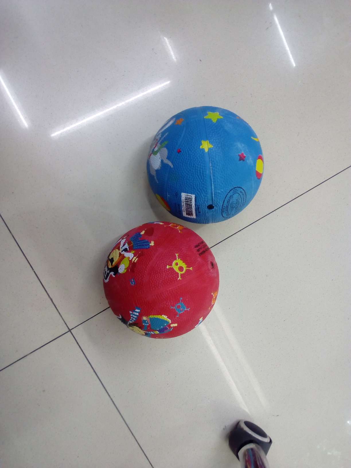 No. 1 rubber basketball