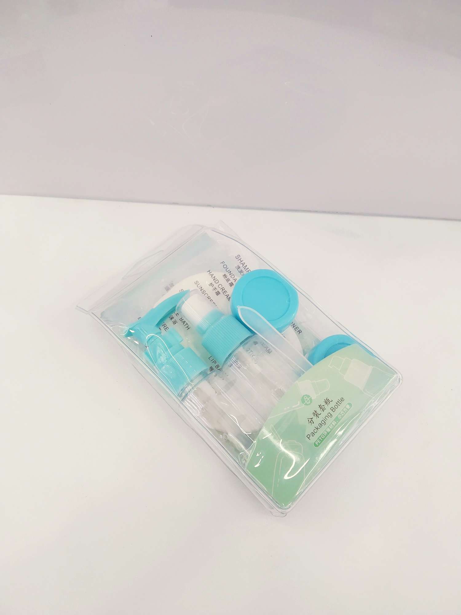 Travel bottling + face wash combination set, portable skin care products bottling