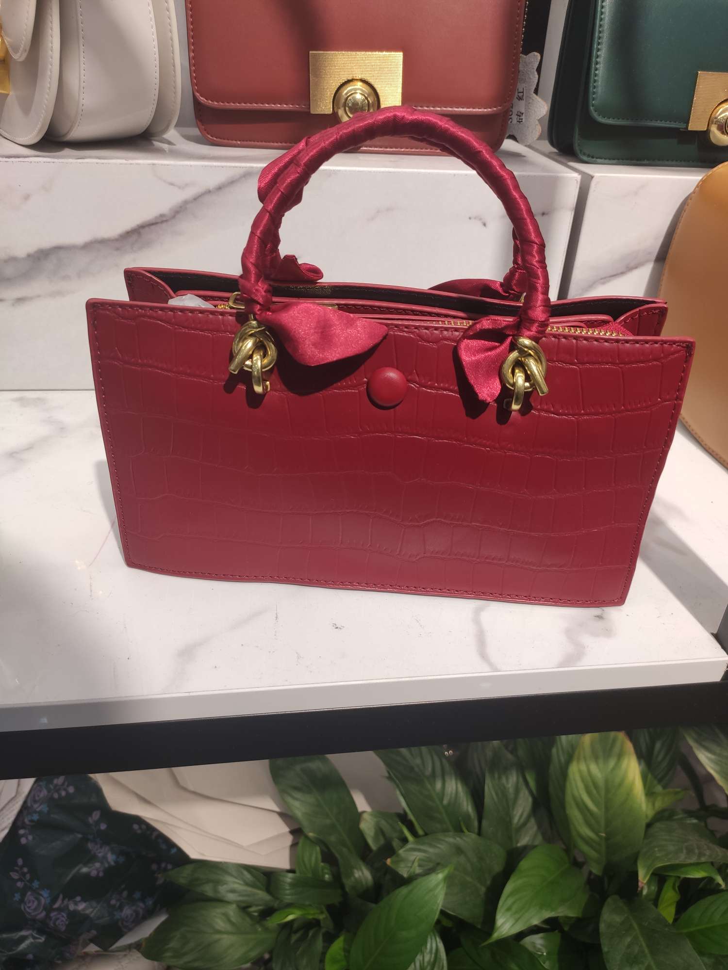 Carry A Red Striped Bag