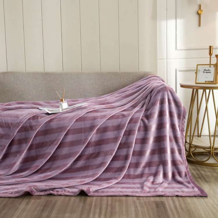 2020 Autumn/Winter New Plain Jacquard Farai Velvet Blanket Coral Velvet Blanket! undefined