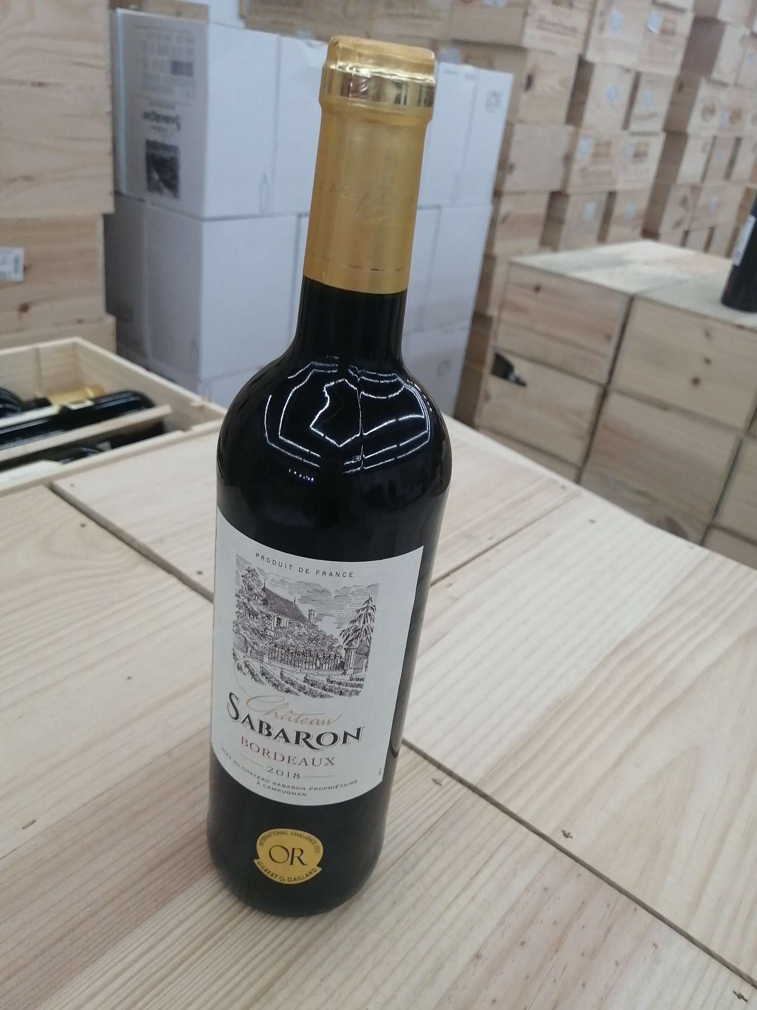 Original imported Wine From France Red Sabaron (carton) thumbnail