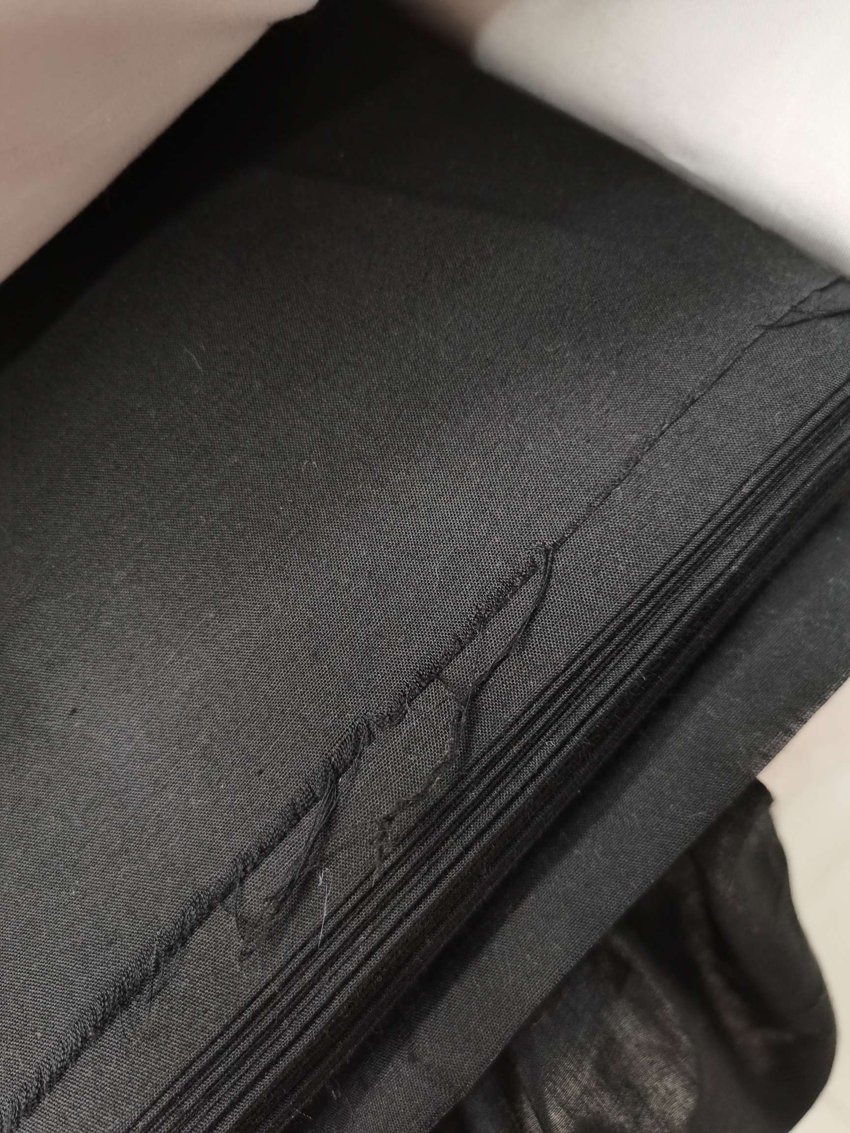 口袋布漂白本白黑色产品图