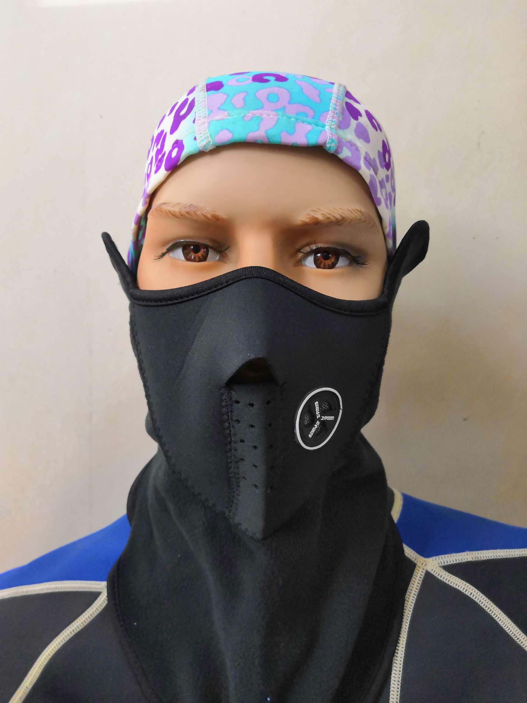 摇粒绒透气防风防沙滑雪面具面罩 运动用品 体育用品 野外运动 一起来运动详情图1