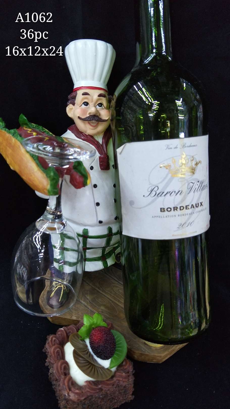 树脂厨师西餐厅葡萄酒架子