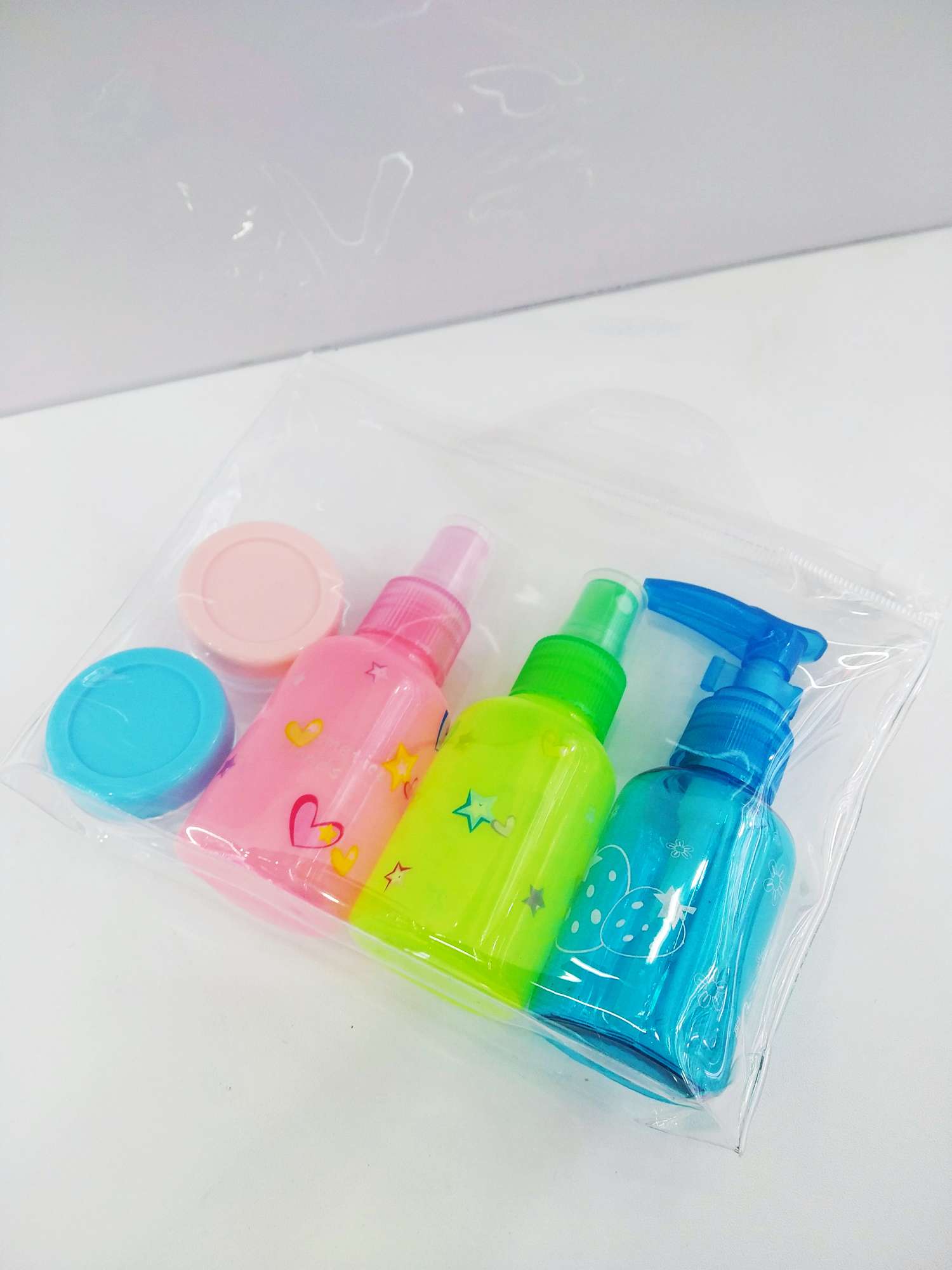 Color printing travel bottle, random color mixing spray bottle cream bottle emulsion bottle