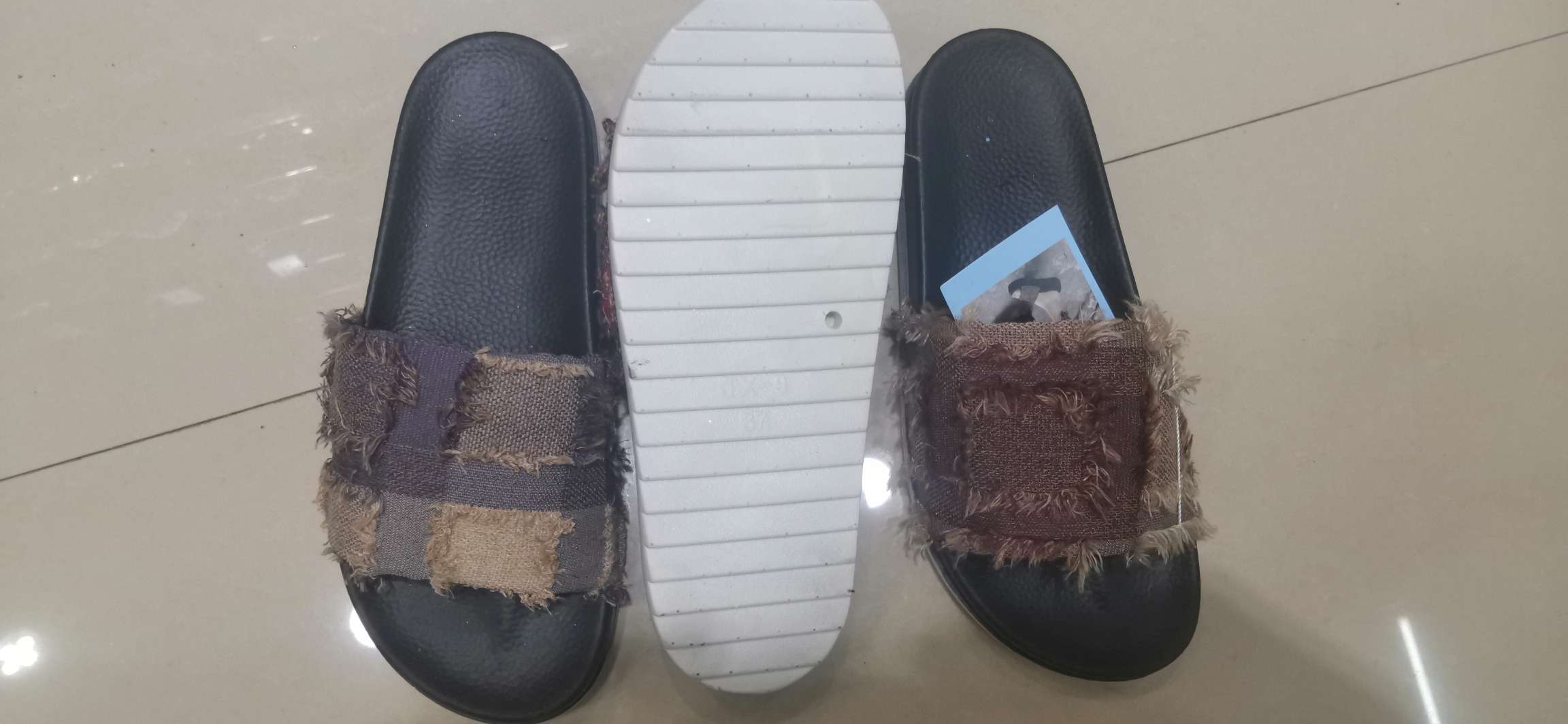 Air-Cushion Bottom Pop Slippers Specification drawing
