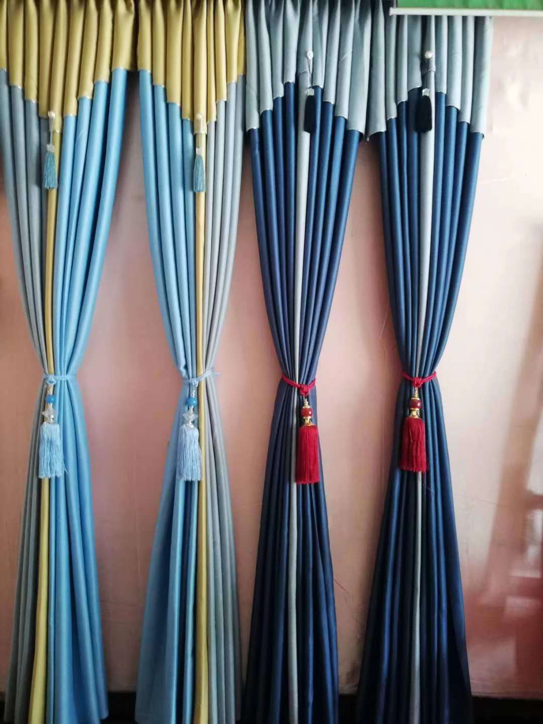 New style factory direct sales available for retail and wholesale of ready-made curtains! Color and style are available for selection! undefined