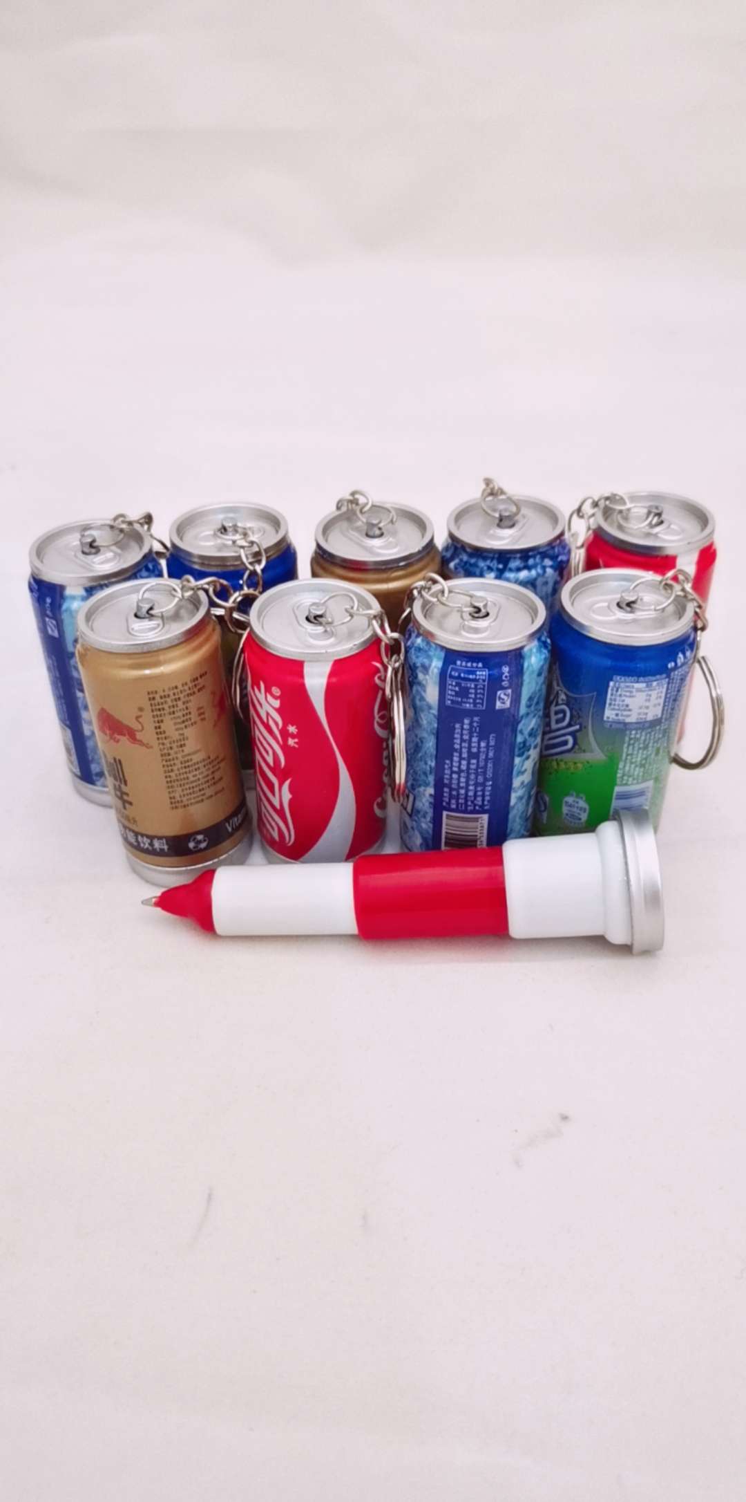 Telescopic pen, ballpoint pen, cola-shaped pen Item Picture