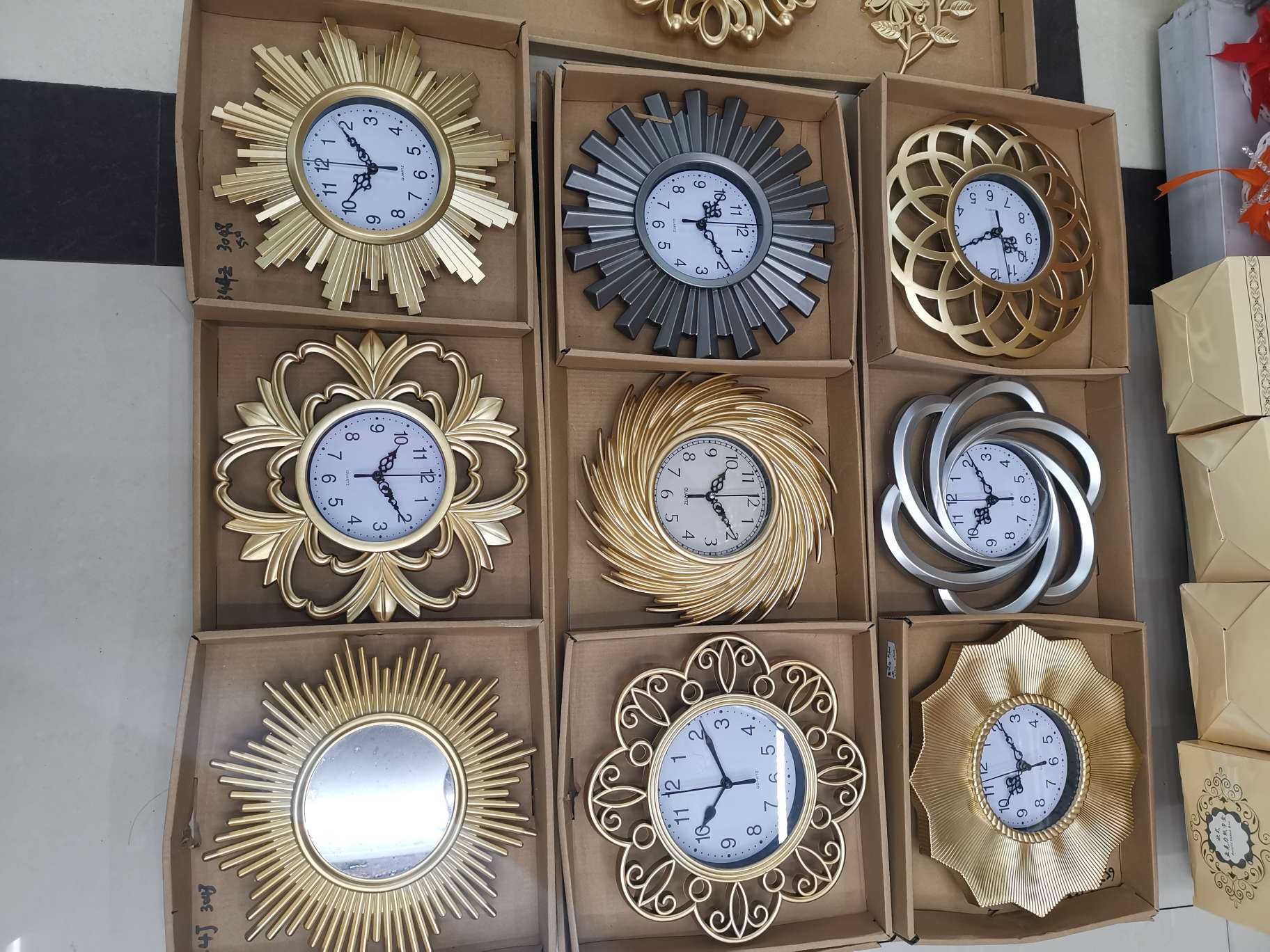 座钟、立钟、落地钟实物图