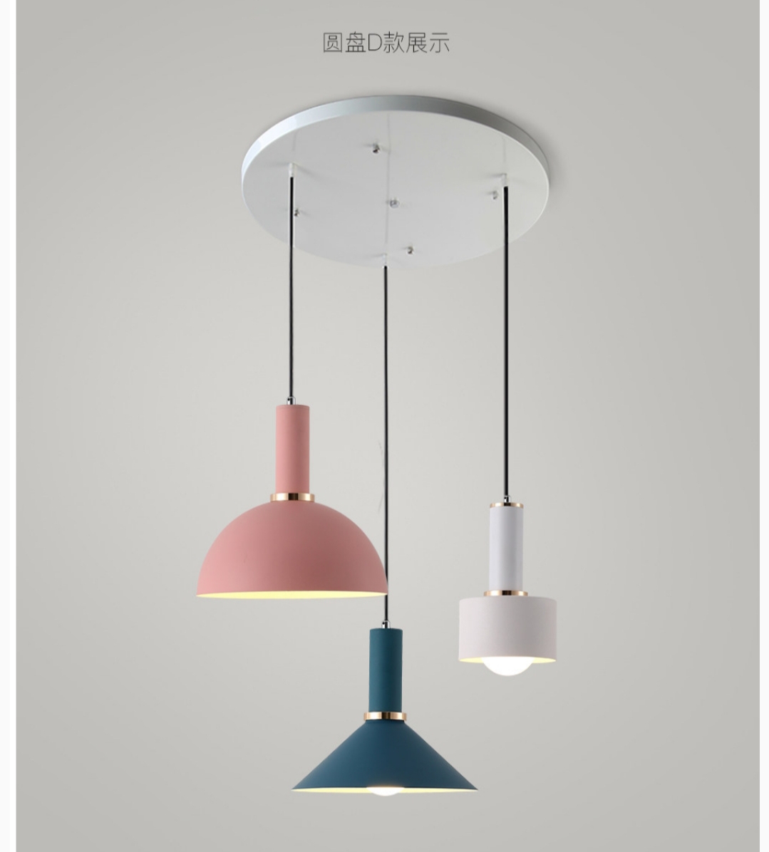 Ironwork, dining room, living room, Nordic IKEA chandelier