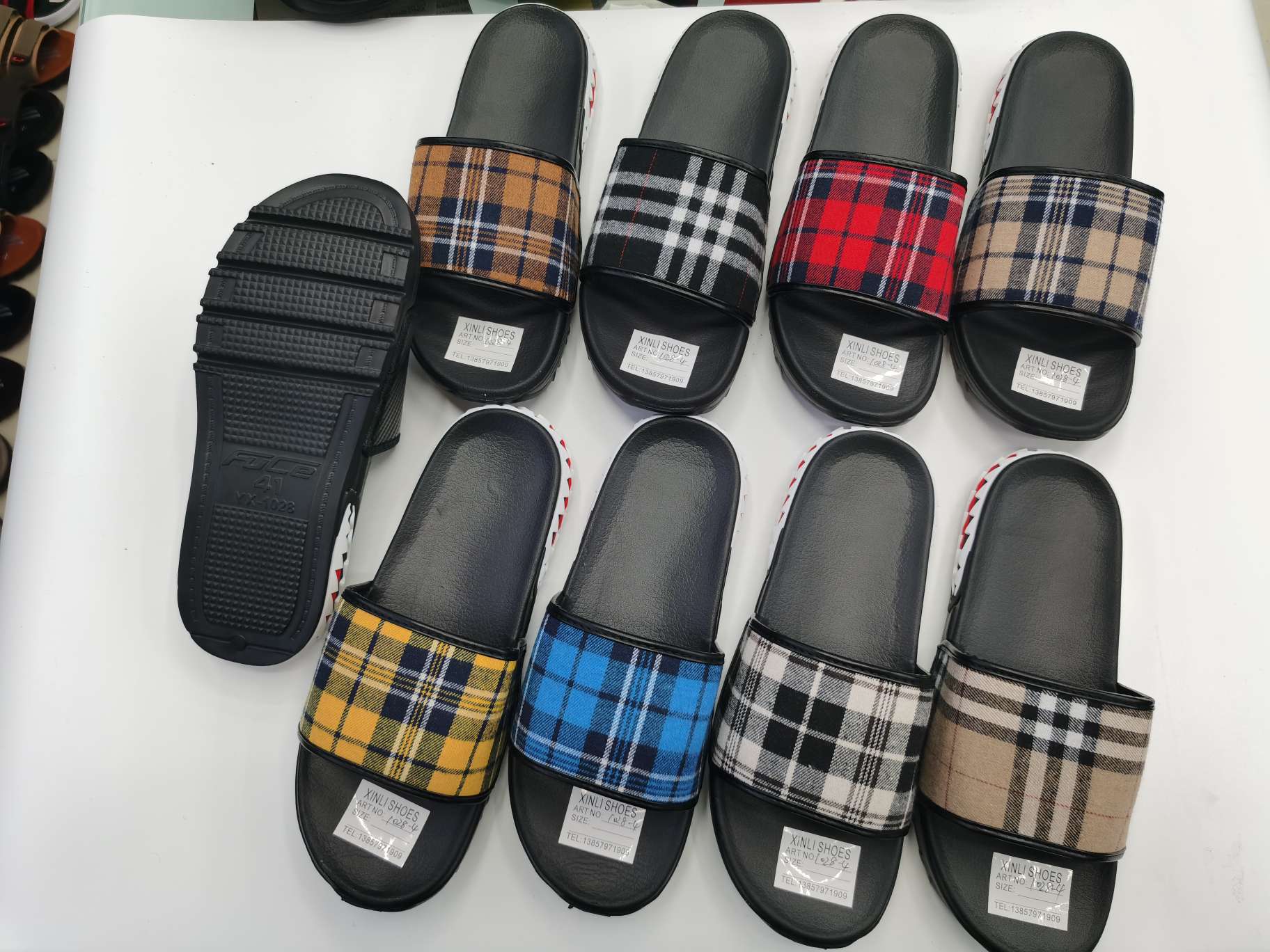 Manufacturers direct summer Eva non slip slipper new massage sandals patch combination beach shoes