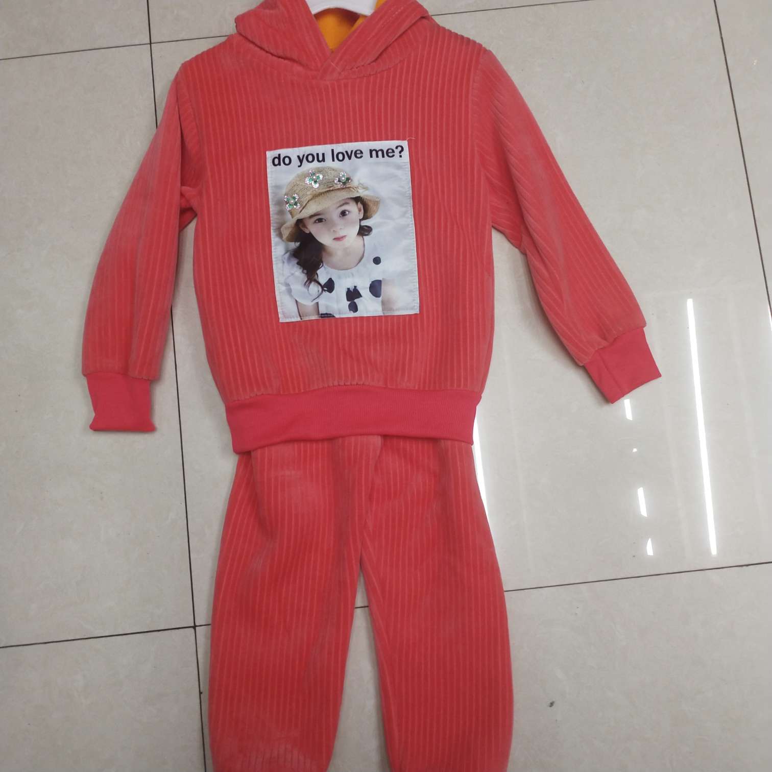Portrait pattern foreign trade leisure suit thumbnail