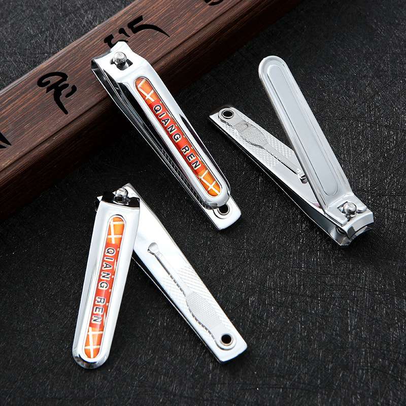 Genuine wholesale Guangdong Jinda Qiangren T603-1 nail clippers, large stainless steel nail clippers, flat-mouthed nail clippers Item Picture