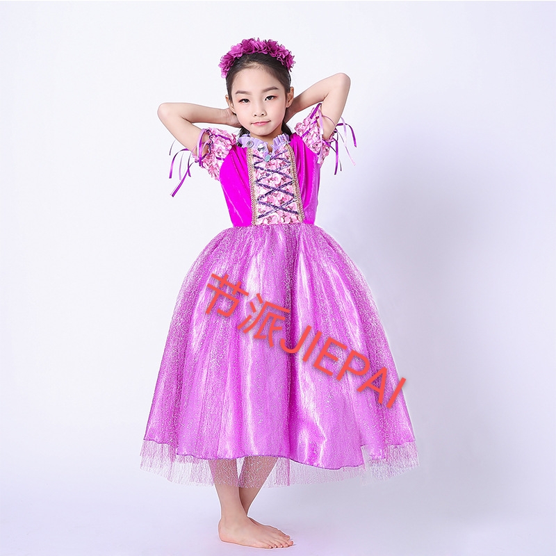 女童服装，公主裙儿童表演服装派对服装,儿童女裙，表演道具服详情图1