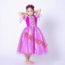 女童服装，公主裙儿童表演服装派对服装,儿童女裙，表演道具服
