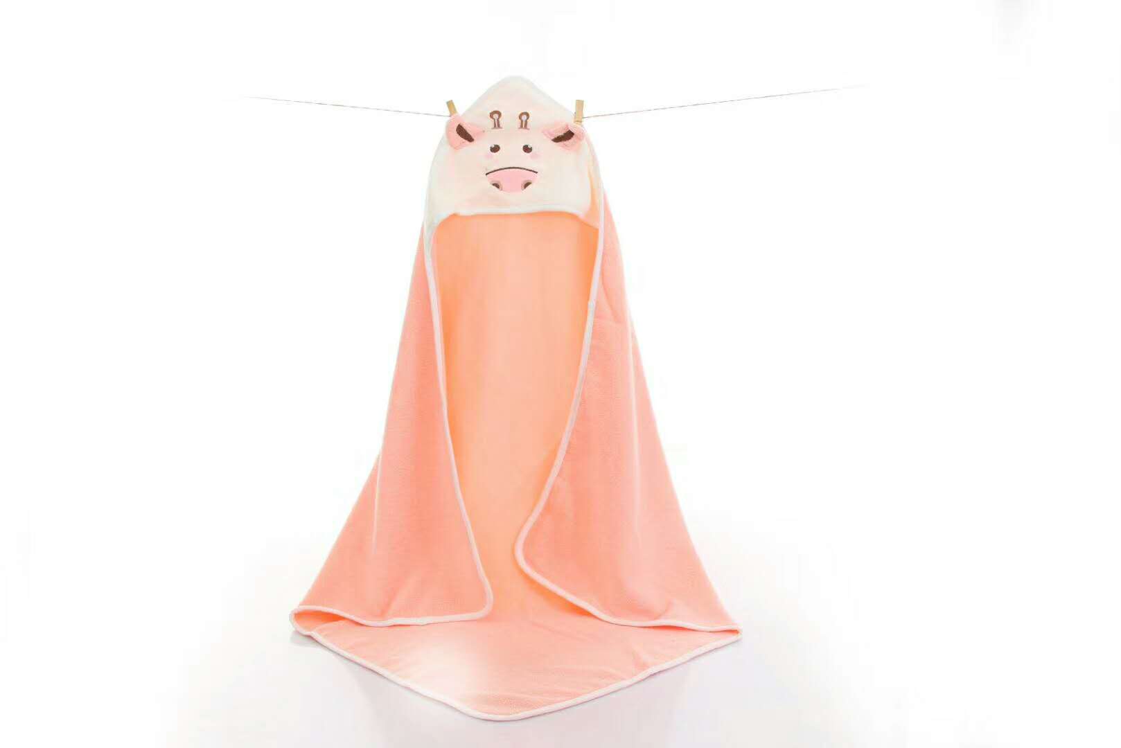 32股毛圈小牛抱被90*90细节图