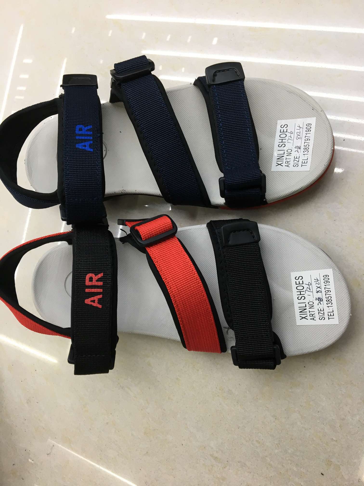 1726 Webbing beach shoes Webbing Vietnamese sandals Fujian sandals men's beach shoes