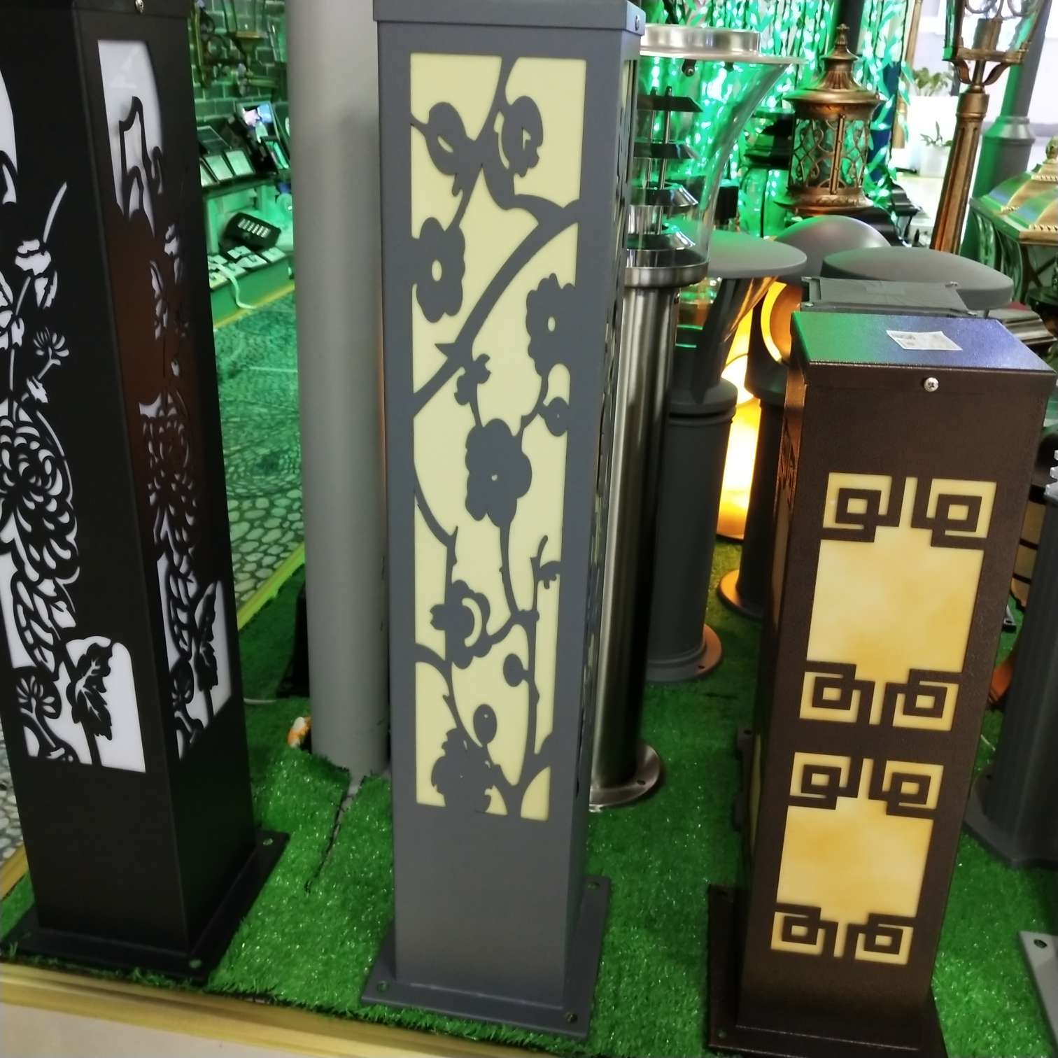 镂空亭灯路灯金属草坪灯xy-80