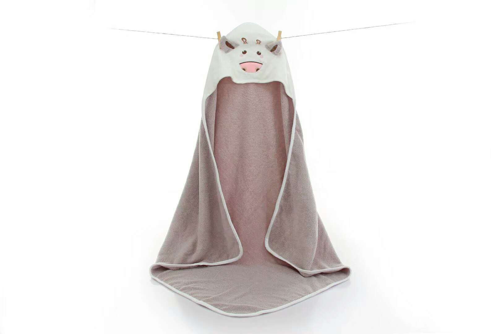 32股毛圈小牛抱被90*90详情图9