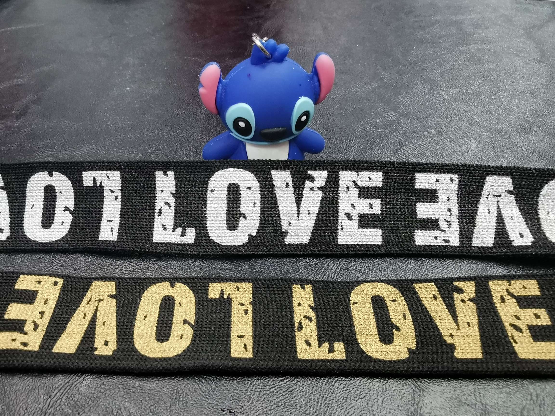 3.0 Gold Stamping Printing Knitting Ribbon Polyester Ribbon Ribbon Garment Side Strip Ribbon