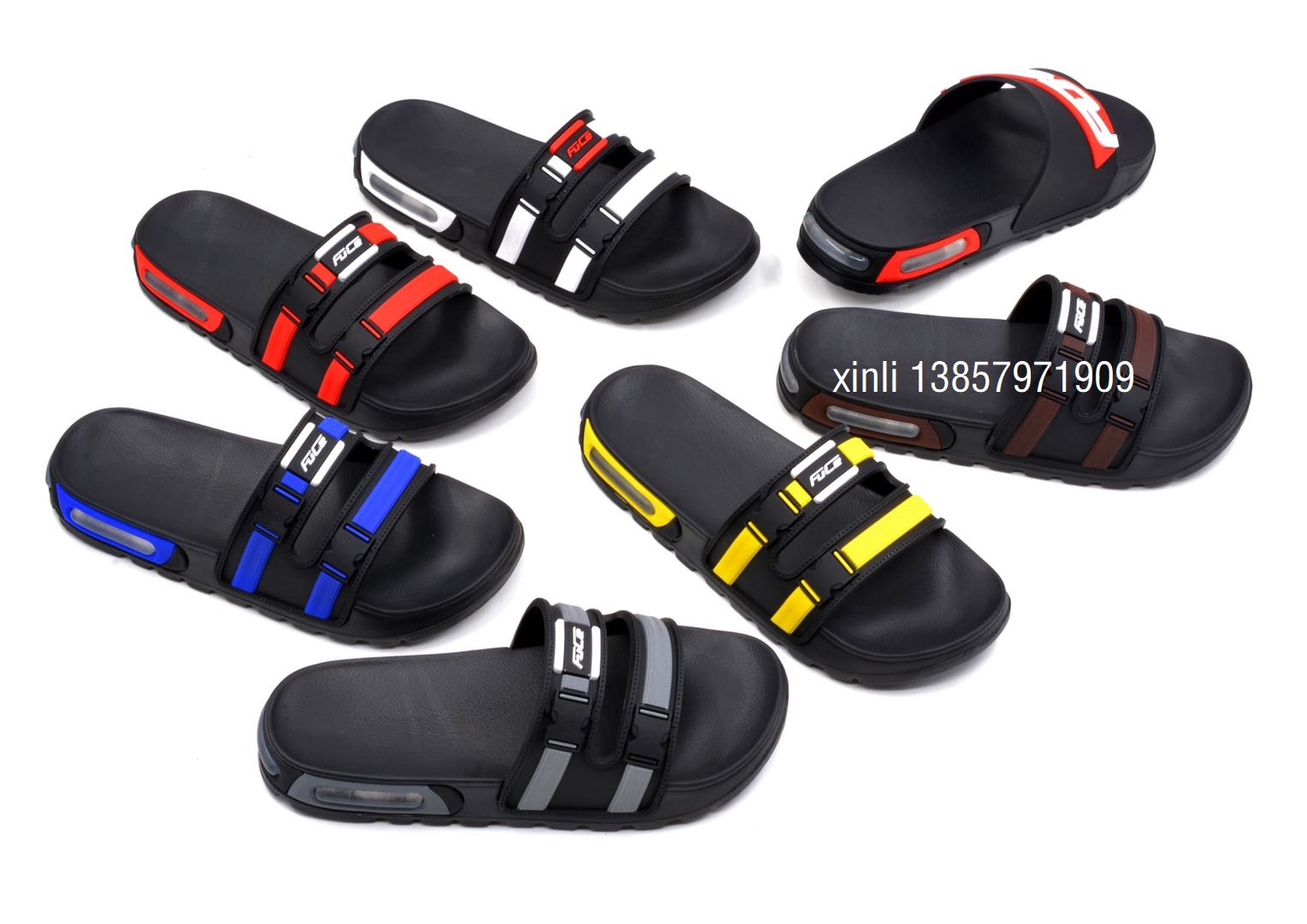 1022 EVA sole, upper jacquard ribbon PU shoe material tow