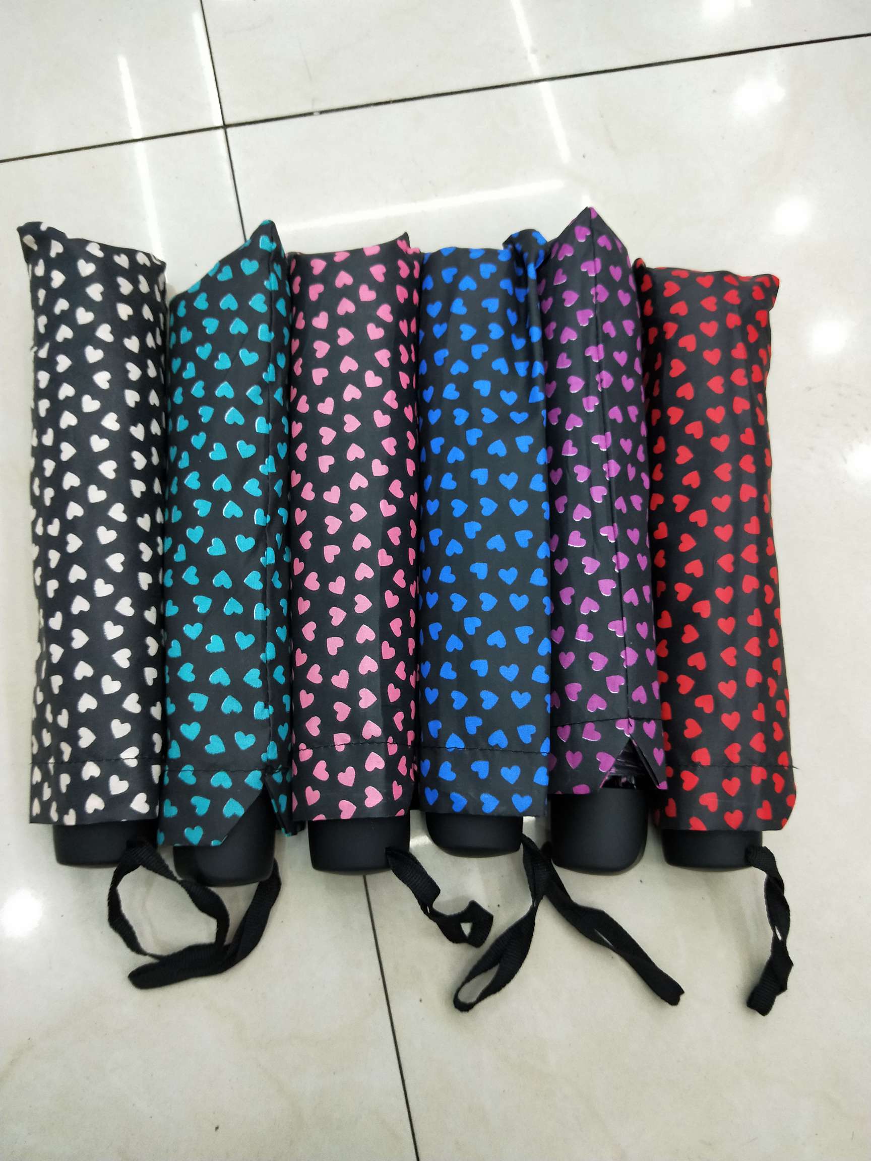 Three-fold 8K flower umbrella Specification image