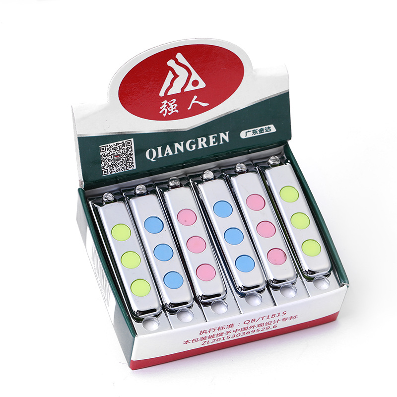 Guangdong Jindaqiangren 625R straight nail clippers, flat nail clippers, small household nail clippers, nail care products, wholesale of small commodities in Yiwu Item Picture